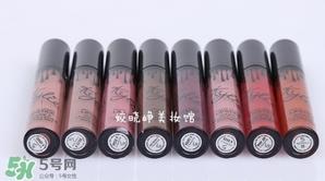 kylie cosmetics口红pumpkin色号试色