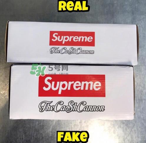 supreme cashcannon真假怎么看？supreme喷钱枪真假对比