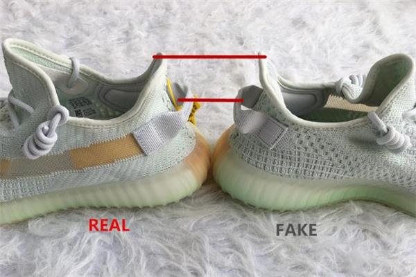 yeezy350亚洲限定真假对比 椰子350 hyperspace真假