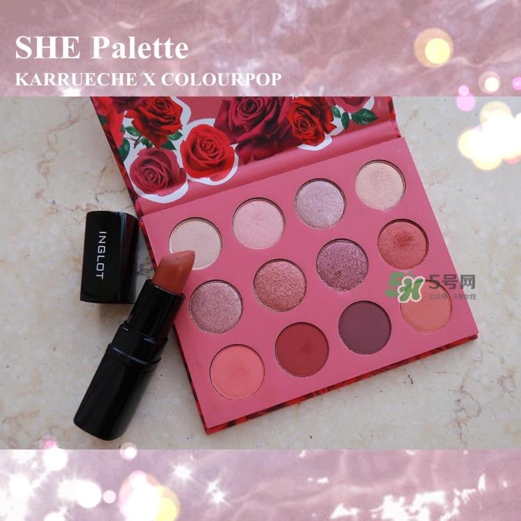 colourpop玫瑰眼影盘怎么样_colourpop she眼影盘好用吗