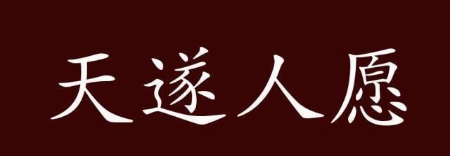 天遂人愿的出处、释义、典故、近反义词及例句用法 - 成语知识