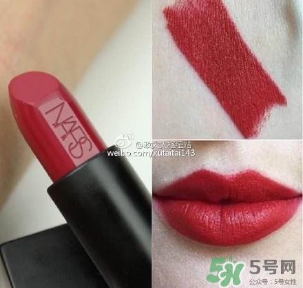 nars rita口红怎么样?nars rita试色