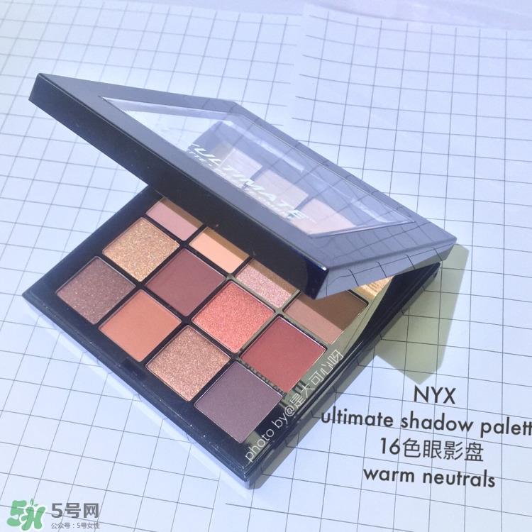 nyx16色眼影盘怎么样_好用吗