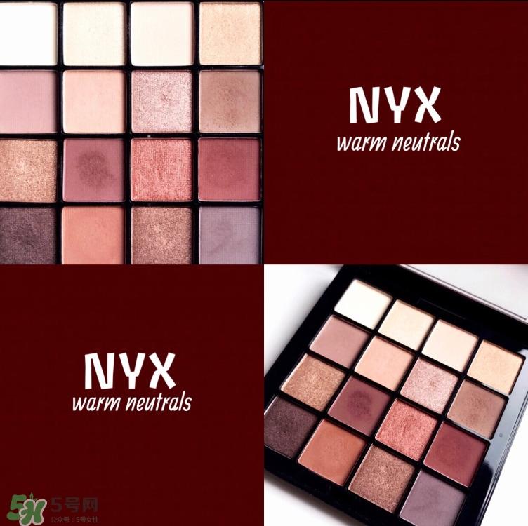 nyx16色眼影盘怎么样_好用吗