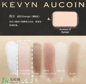 kevyn aucoin修容书色号_ka修容书试色图