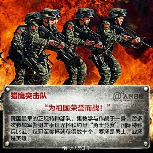 细数中国特种兵（特种部队）