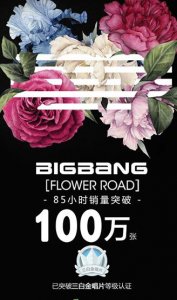 ​Bigbang《Flower Road》在QQ音乐85小时销量破百万！