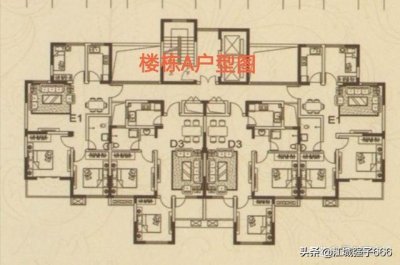 ​两梯四户楼型设计与中间户边户的选择